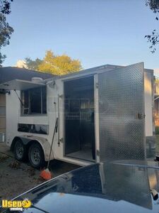 2017 7' x 16' Continental Cargo Mobile Kitchen Food Concession Trailer