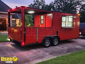 2022 8.5' x 16' Rock Solid Cargo Concession Trailer with 8' Porch