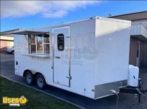 Like-New - 2022 7' x 20' American Hauler Kitchen Food Concession Trailer with Pro-Fire Suppression