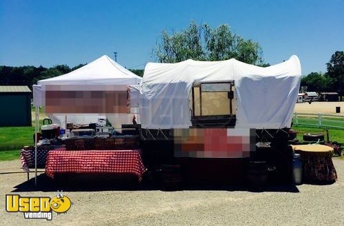 7' x 14' BBQ Concession Trailer