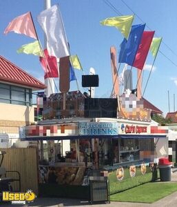 Gorgeous Eye-Catching 8' x 24' Carnival Style Festival Food Concession Trailer