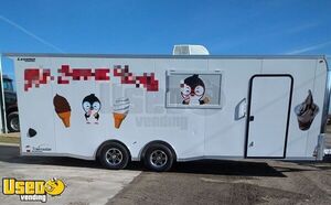 TURNKEY 2023 - 8.6' x 24' Soft Serve Ice Cream Concession Trailer