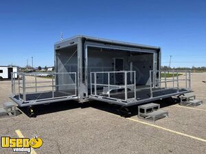 2024 20 Ft Mobile Bar Kegger / Stage Rental Trailer Event Tailgating Party Portable Stage