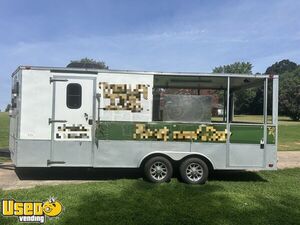 2013 Freedom 8' x 23' Barbecue Concession Trailer w/ Custom Grill & Porch
