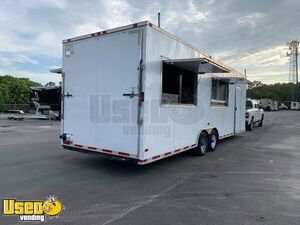 Fully Loaded 2015 - 8.5' x 28' Wow Cargo Mobile Kitchen Food Concession Trailer