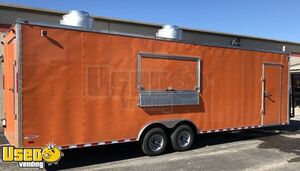 BRAND NEW 2021 Freedom 8.5' x 28' Professional Mobile Kitchen Concession Trailer